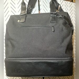 Beis Black Weekender Travel Bag